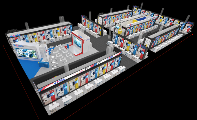  CES 2025 통합한국관 디자인